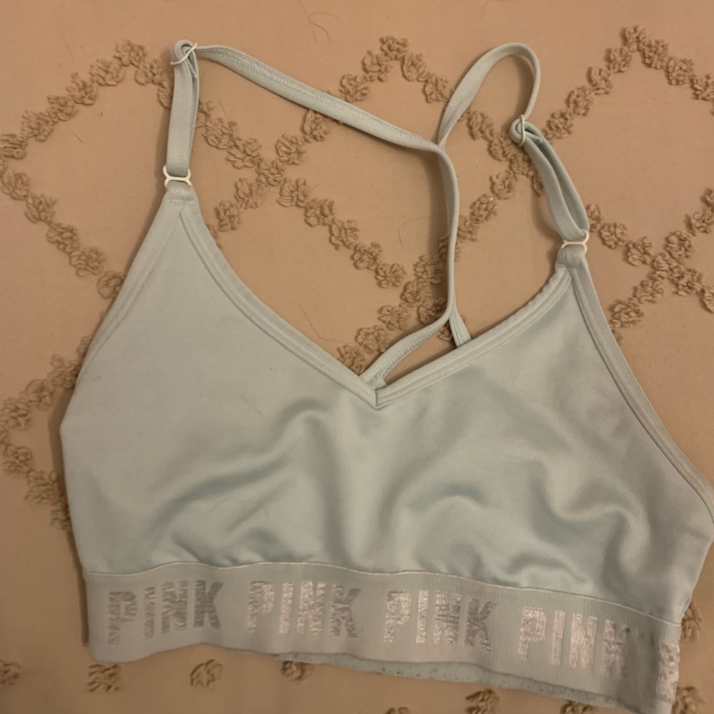 Victoria’s Secret pink mint green extra small sports bra